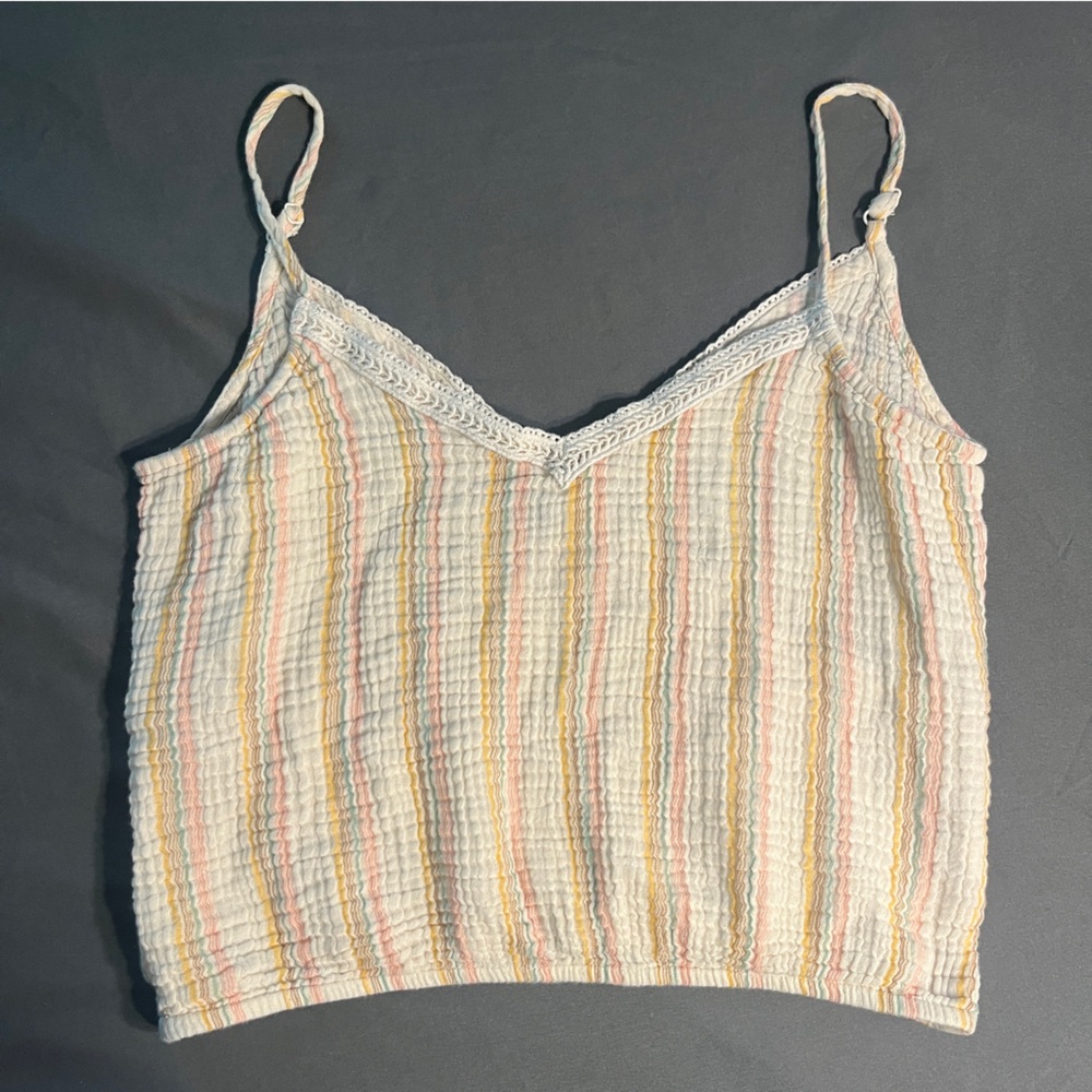 Aerie Multicolor Wavy Knit Top